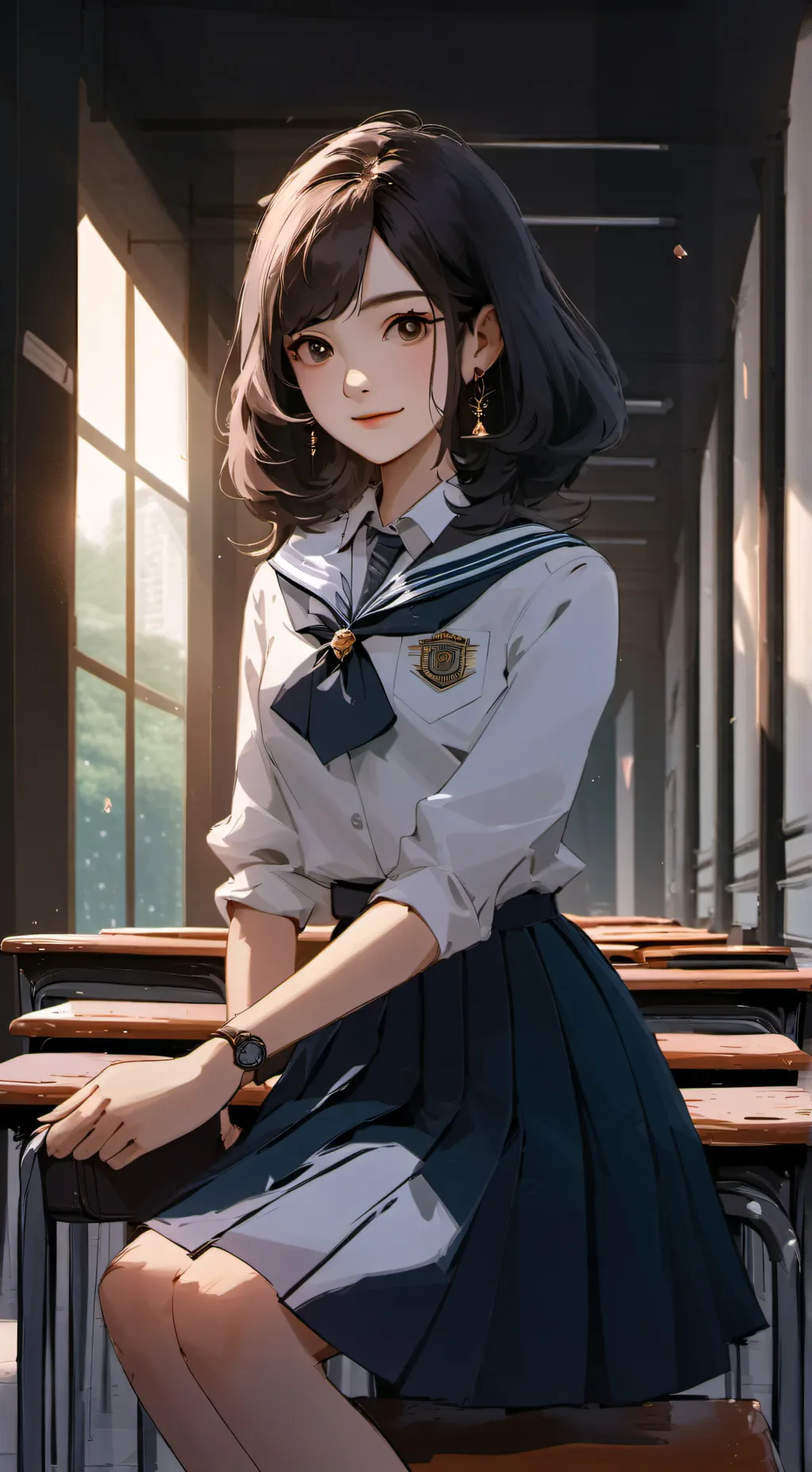 ai character: mia  background