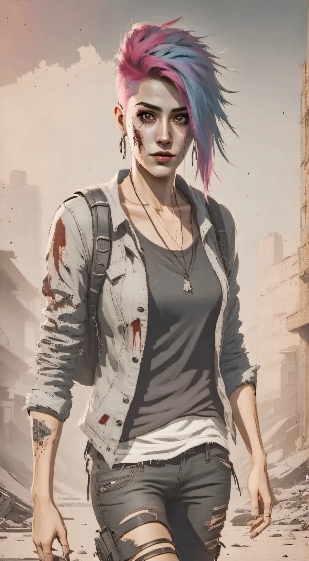 ai character: Mathilda  background