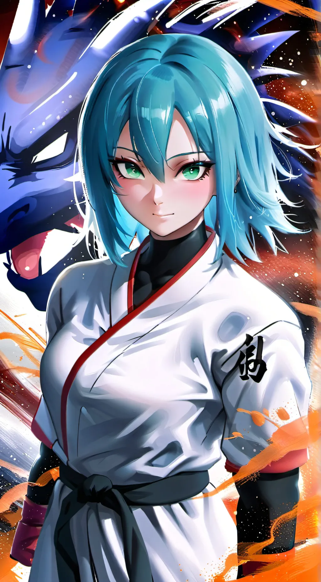 ai character: Son Kaori background