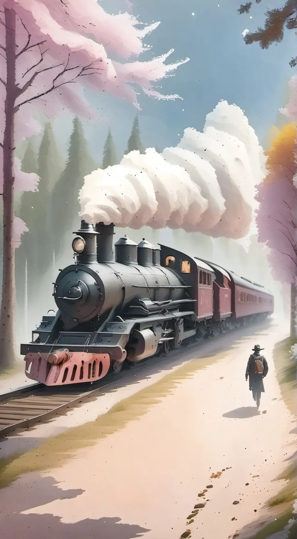 ai character: Socal Railfanner background