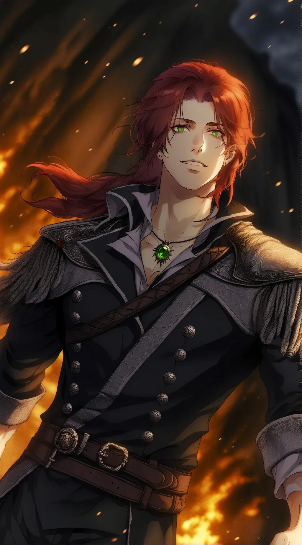 ai character: Shanks  background