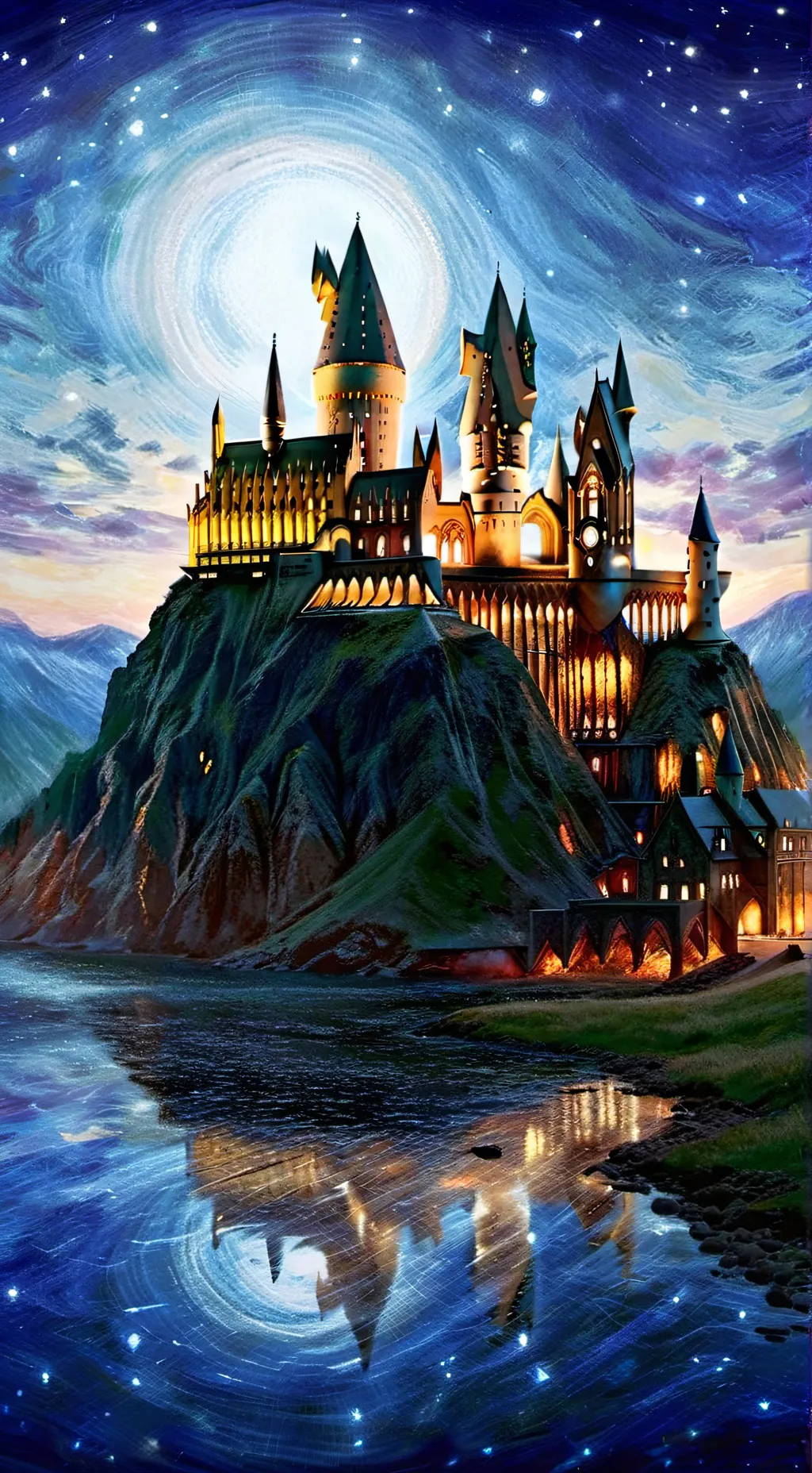 ai character: Hogwarts 🎀✨ background