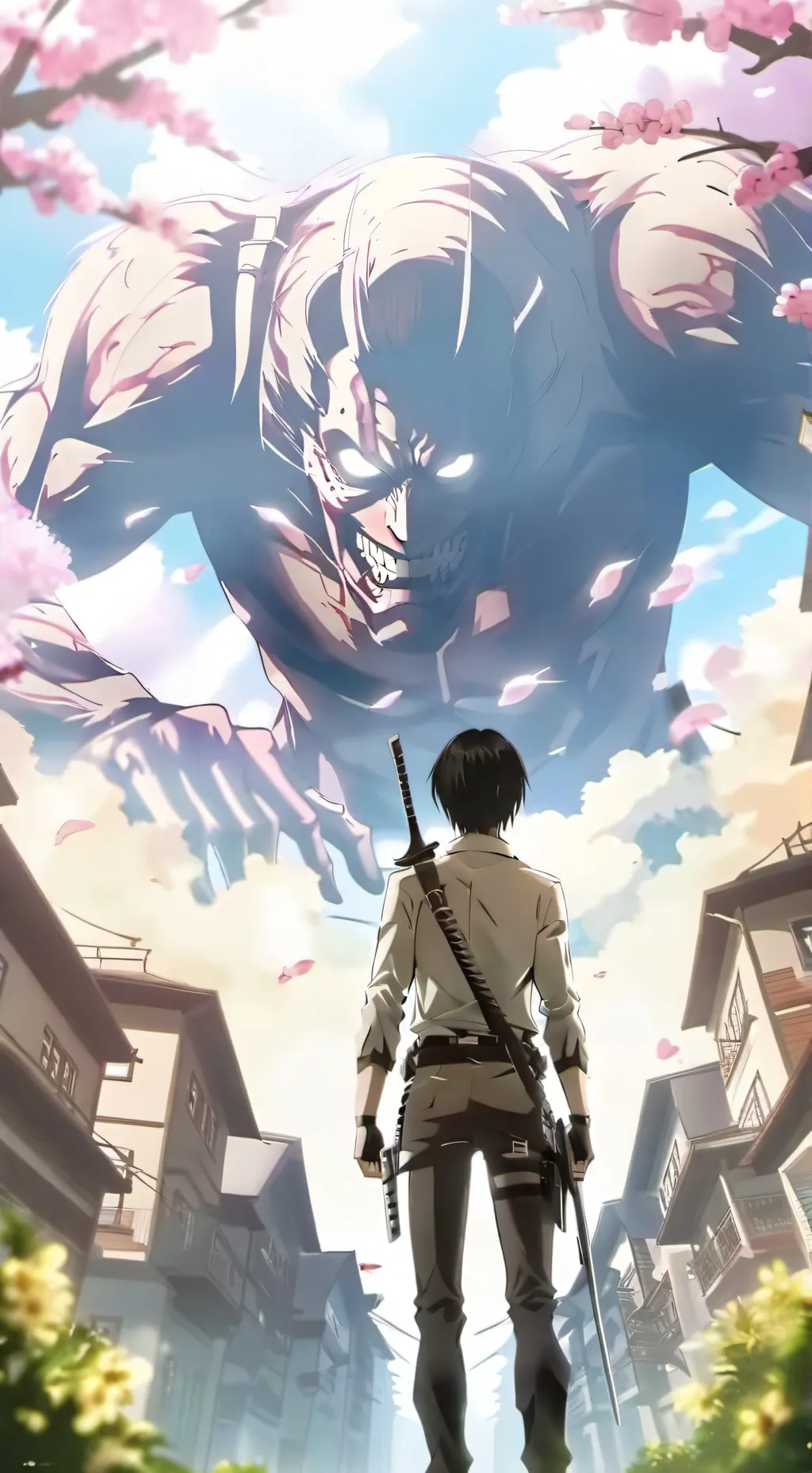 ai character: attack on titan S4 background