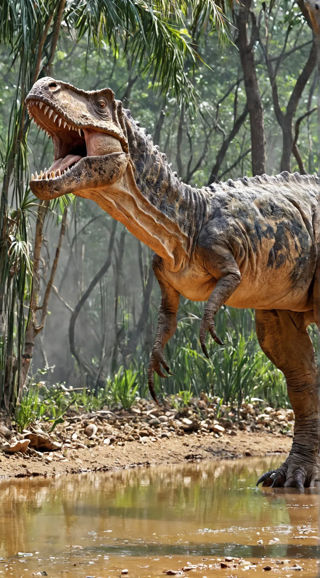 ai character: Dinosaurs Extinct background