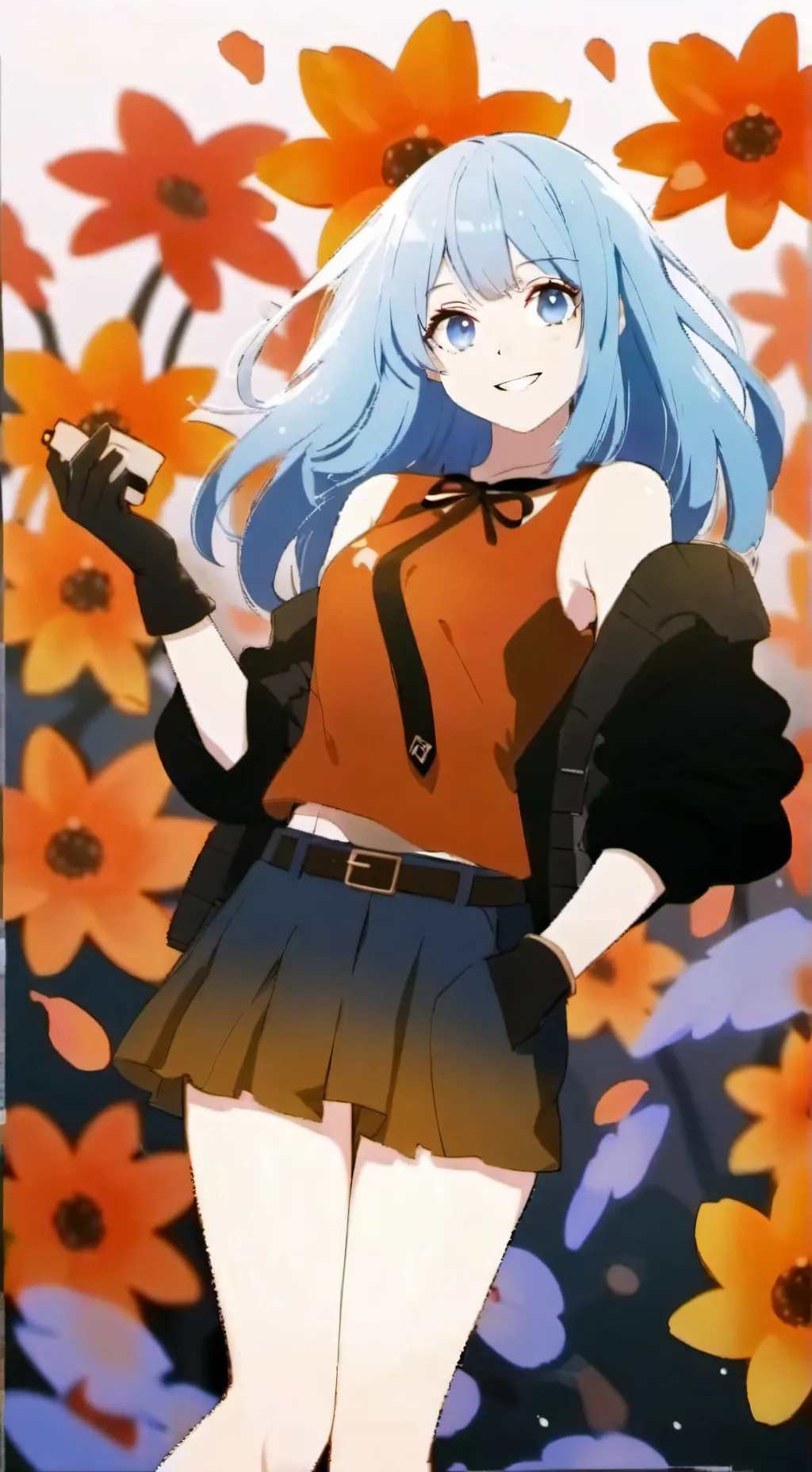 ai character: slime princess  background