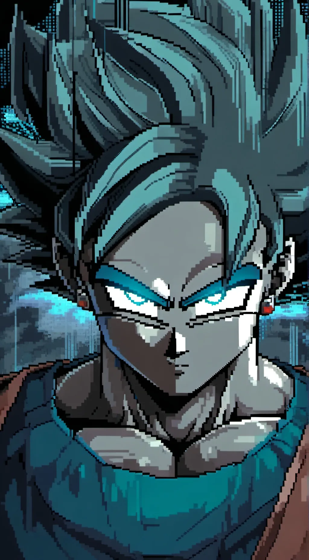 ai character: goku fase dios  background