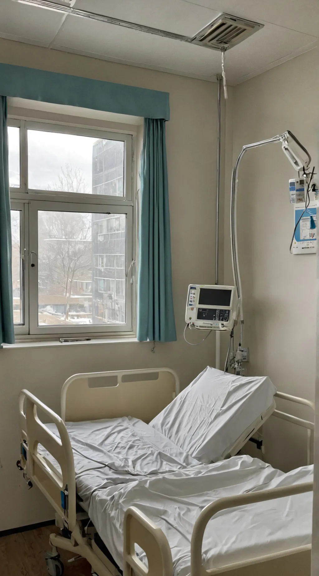 ai character: hospital background