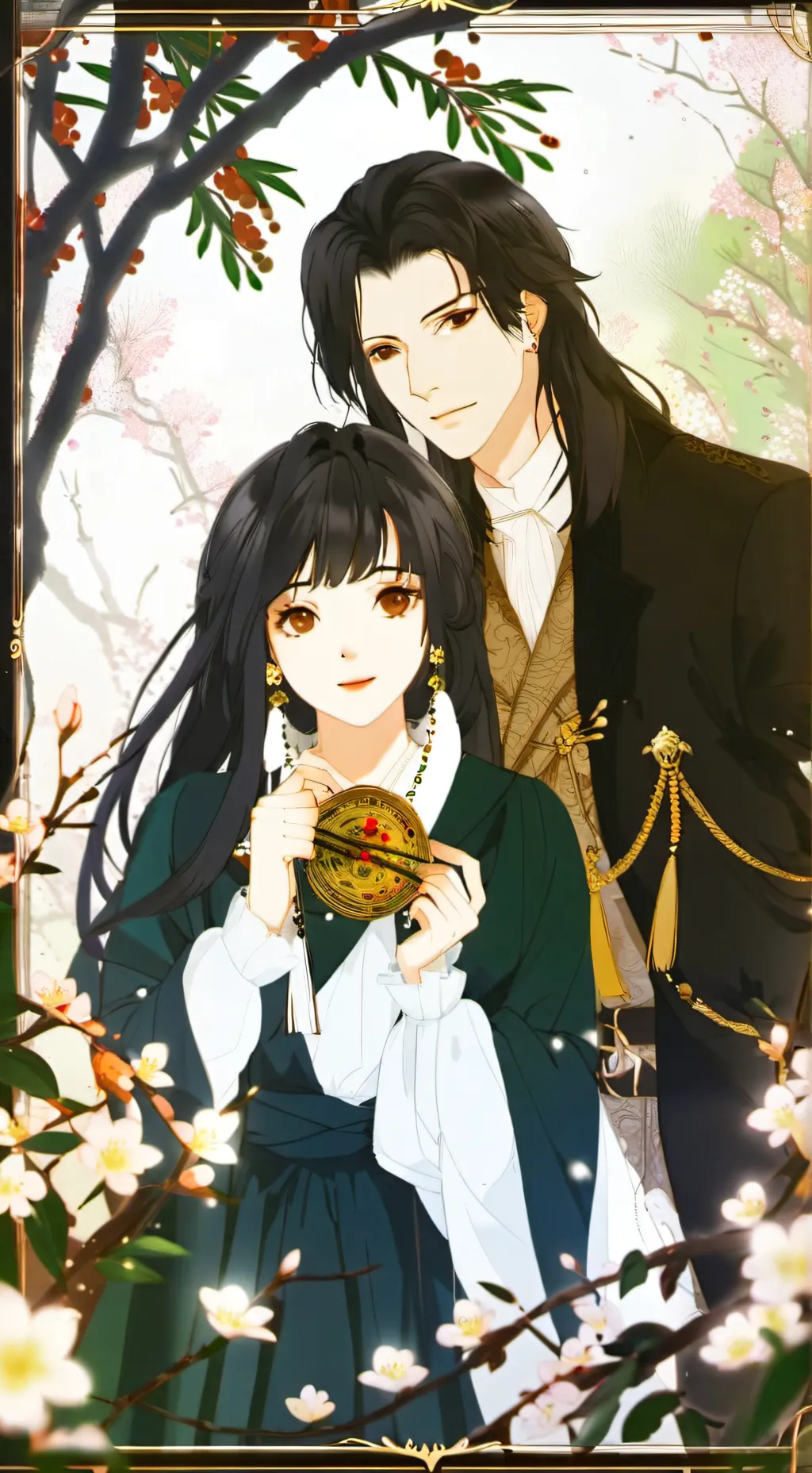 ai character: tu novia y su amix background