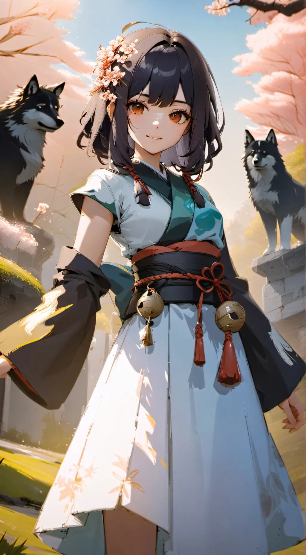 ai character: Rubiana Senju  background