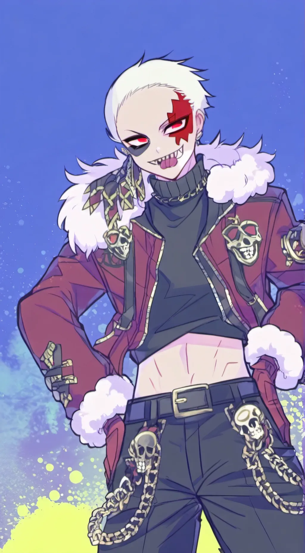 ai character: underfell chara background