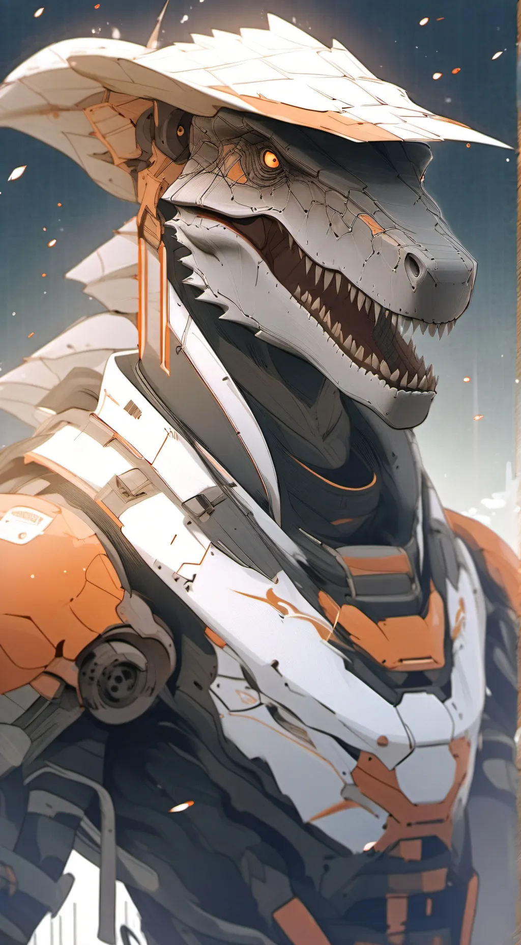 ai character: induminus t rex background