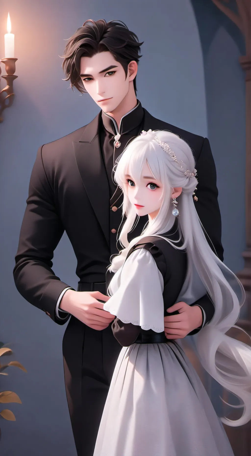ai character: axel y liria background