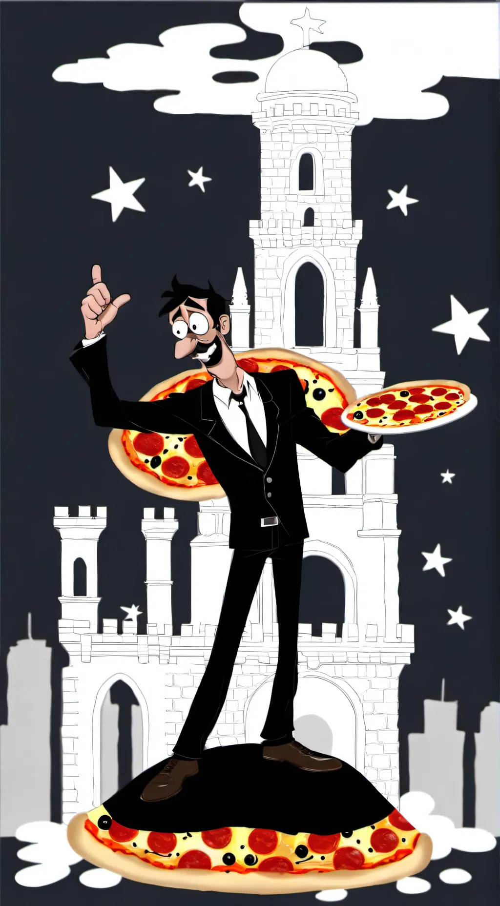 ai character: fake peppino background