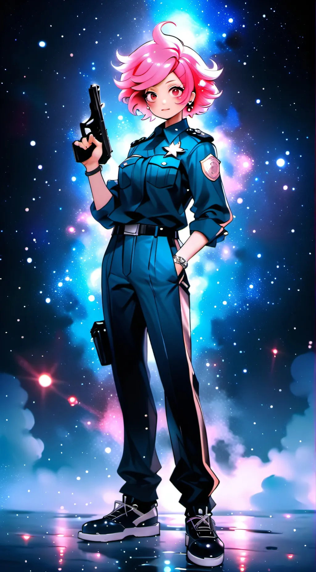ai character: Cop Ashido background