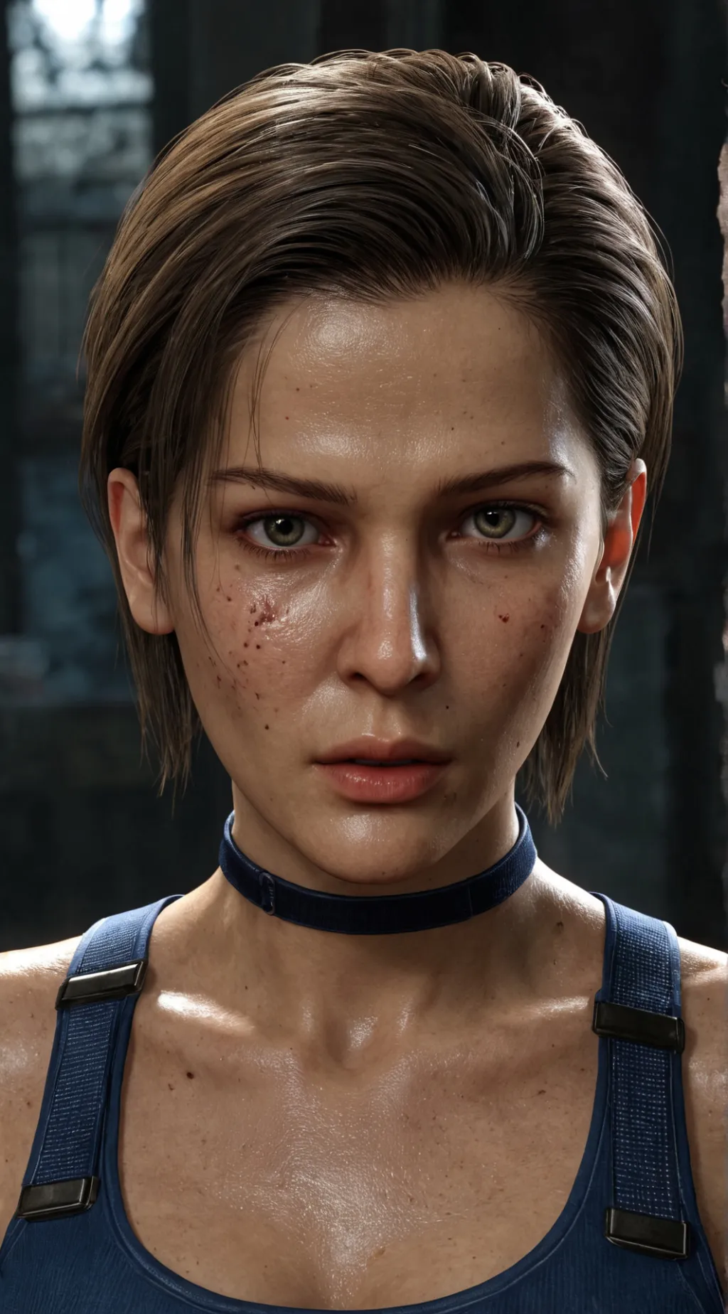 ai character: Jill Valentine background