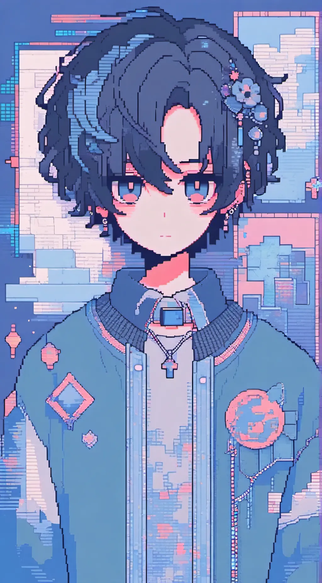 ai character: +・Shiro・+ background