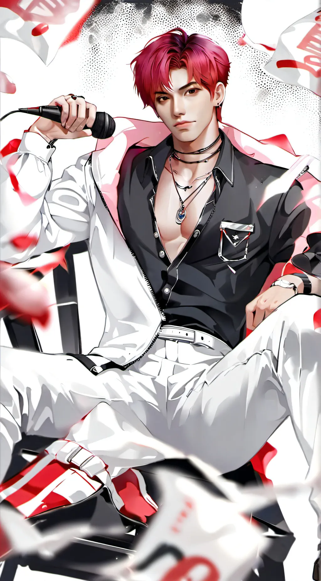 ai character: Eddie Flare background