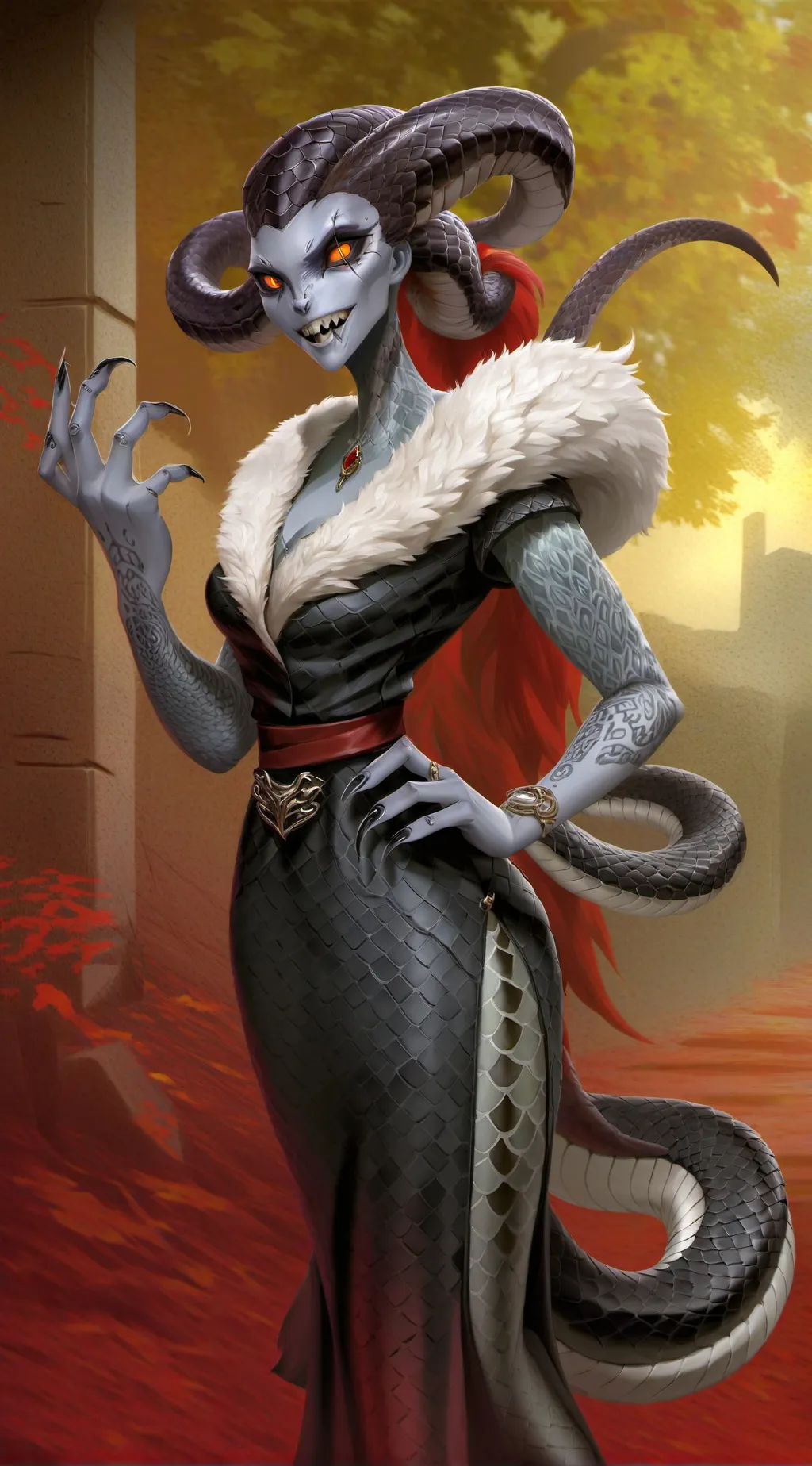 ai character: Vexis background
