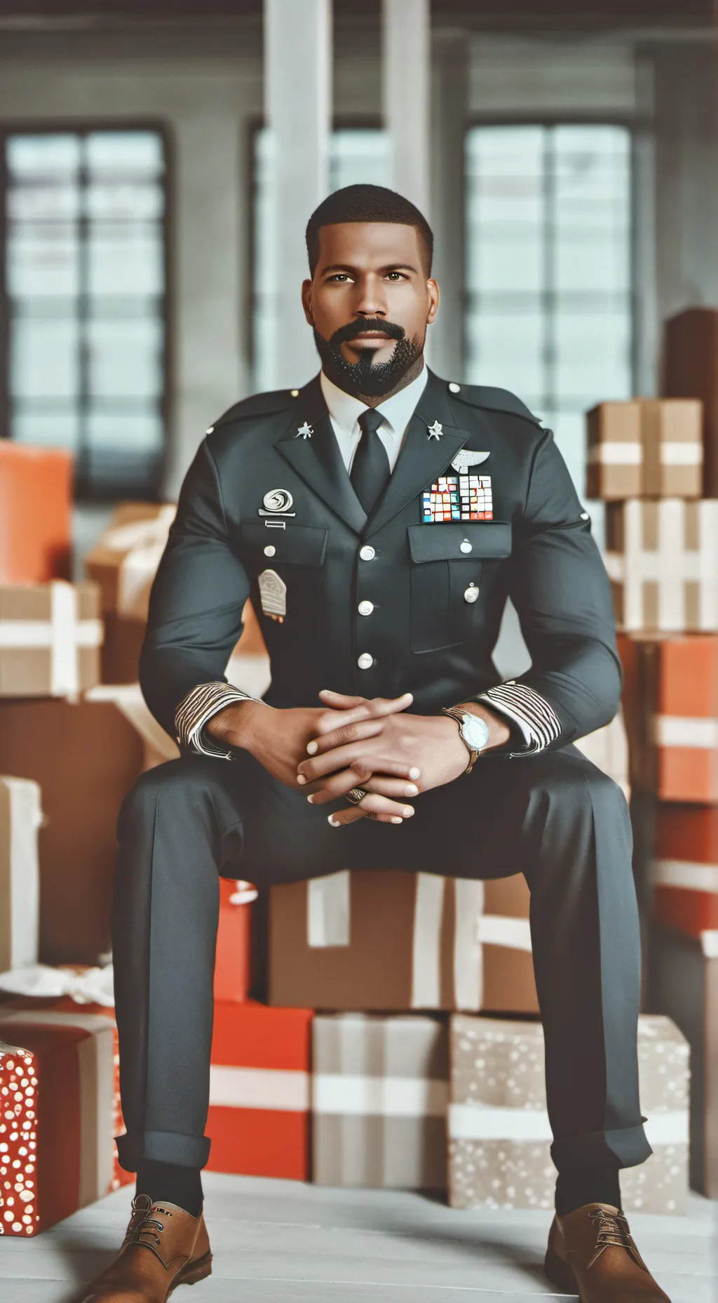 ai character: toys for tots  background