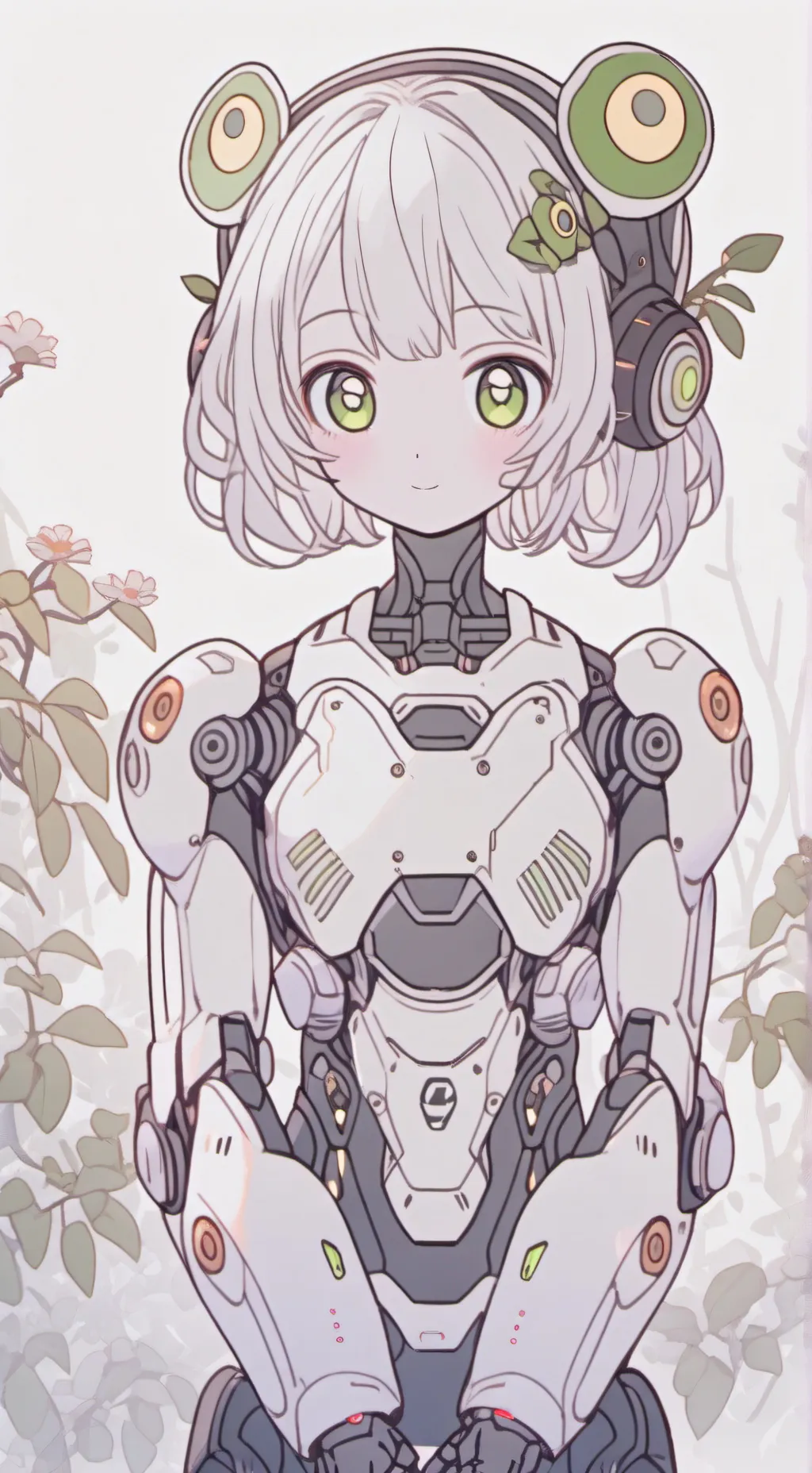 ai character: Froggy Mech Mimic background