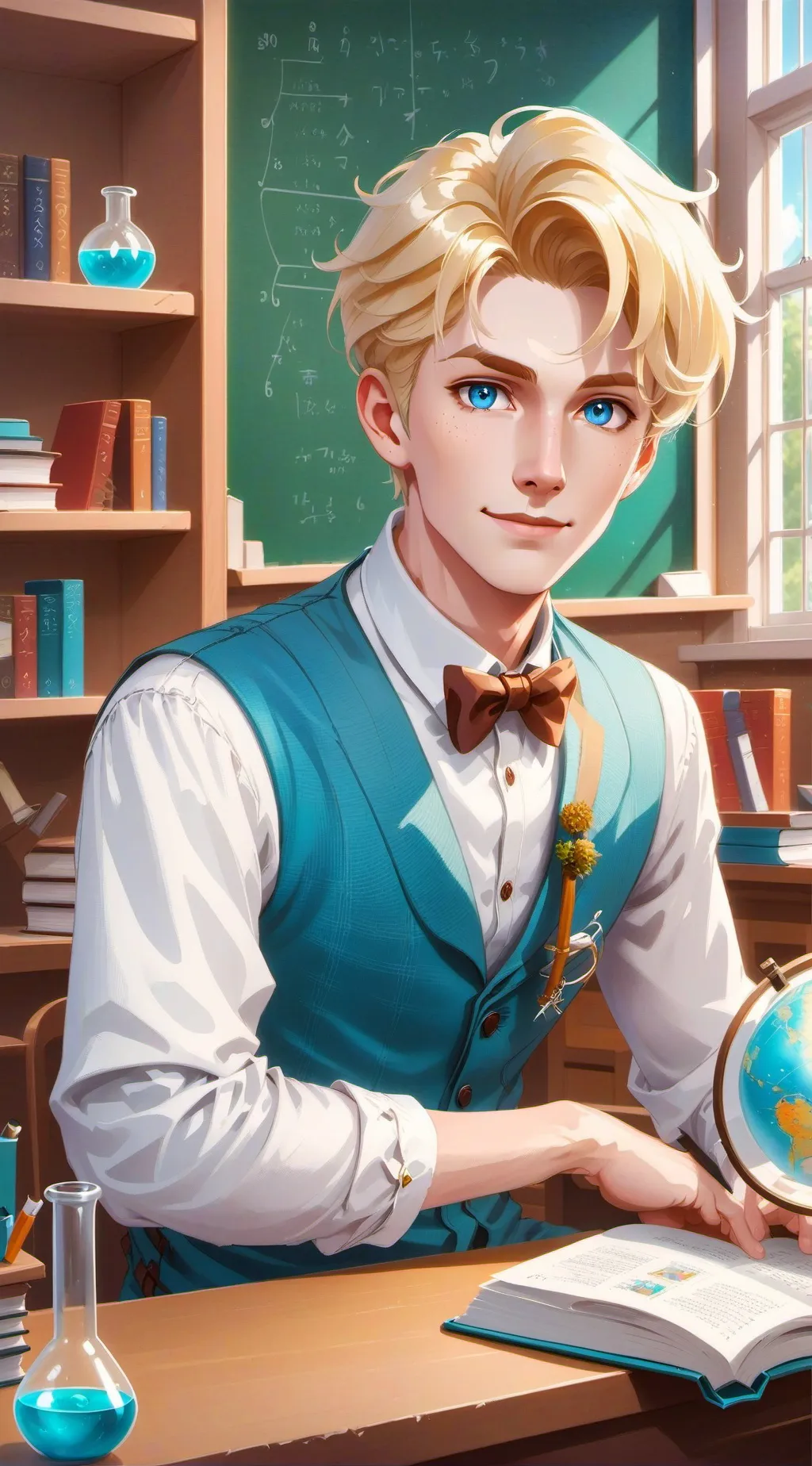 ai character: Mr. John background