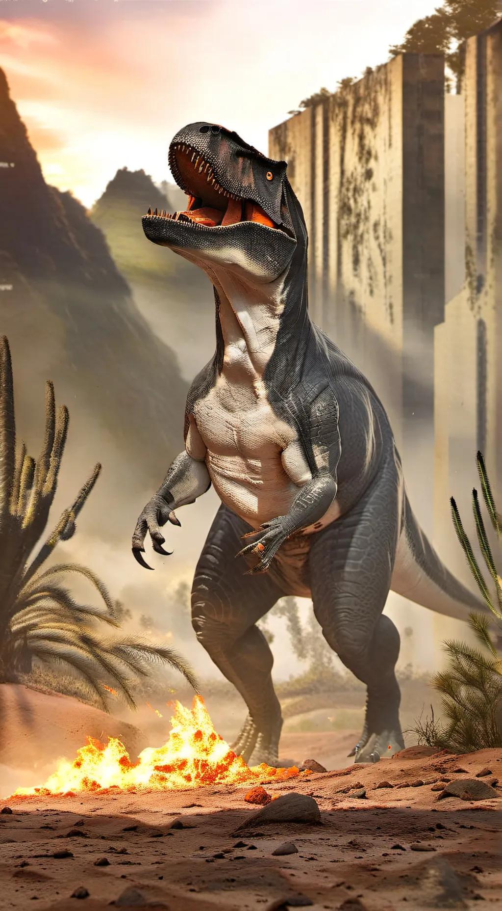 ai character: Tarbosaurus background