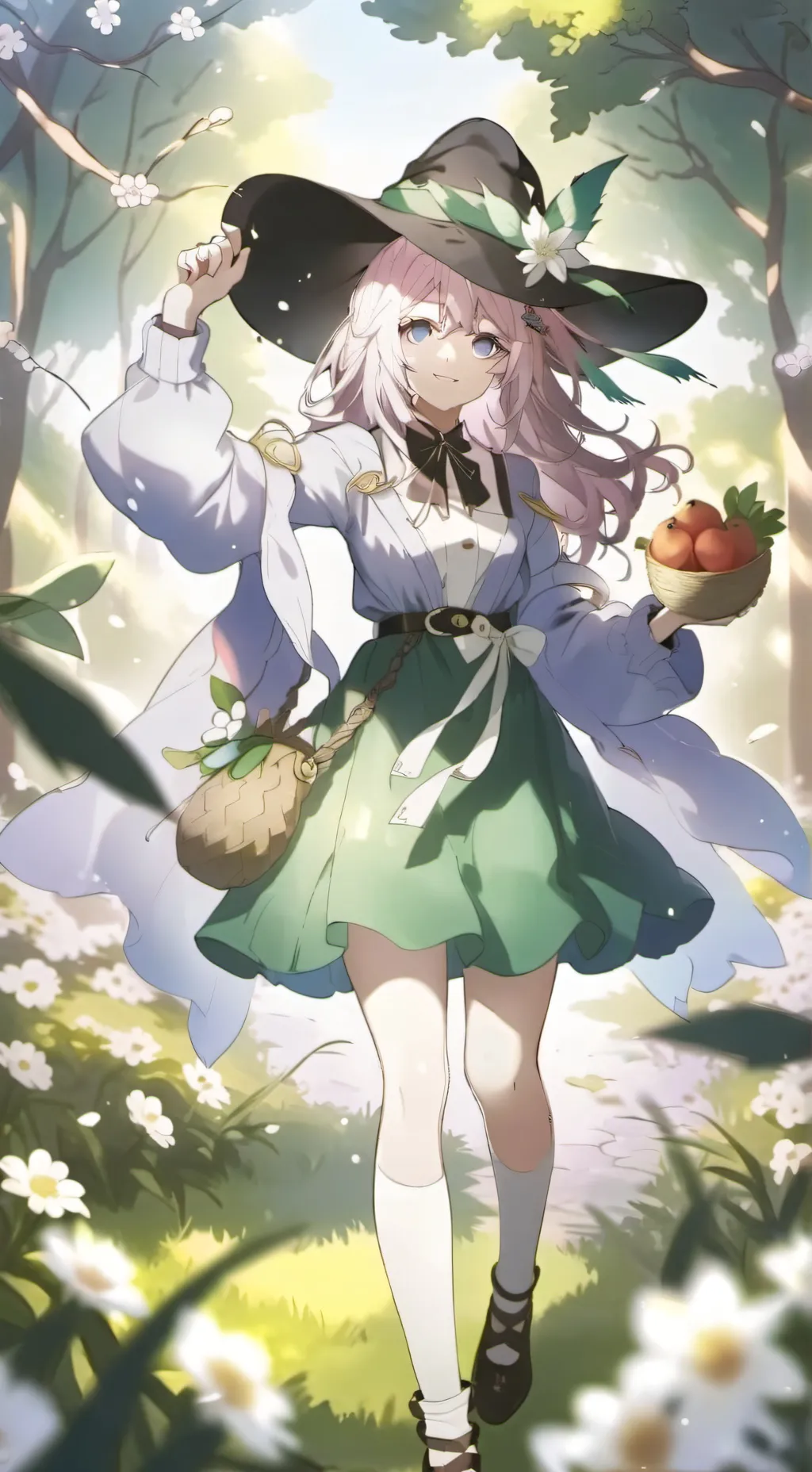 ai character: Plants background
