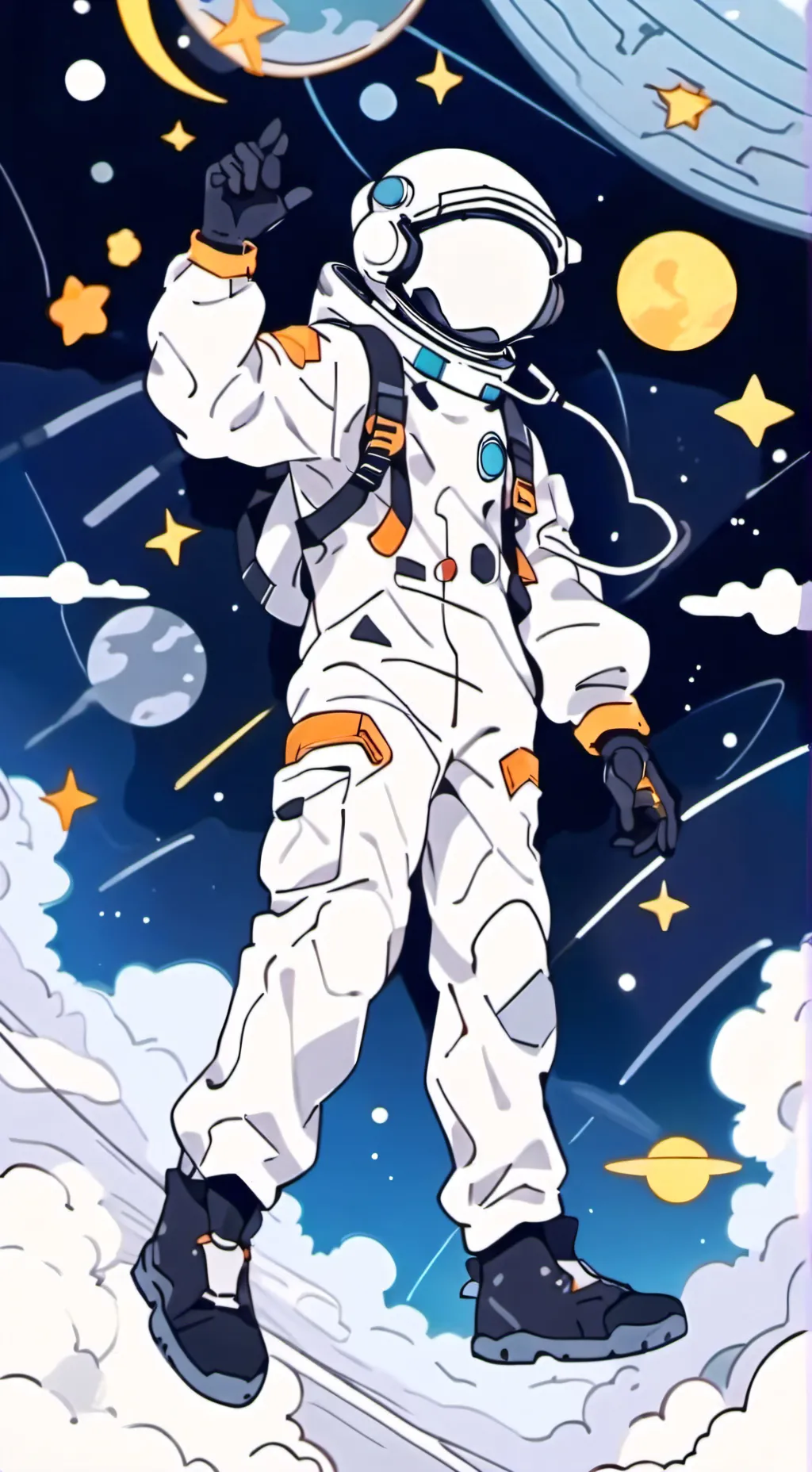 ai character: Among us critt⭐️ background