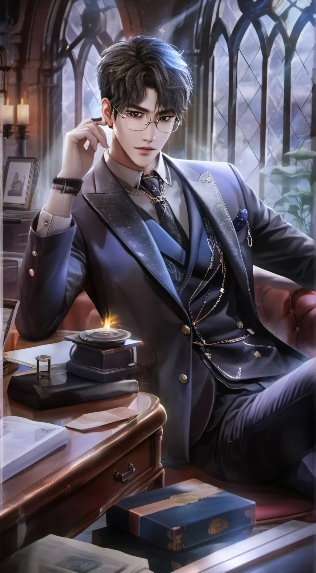 ai character: Takashi Yoshida  background