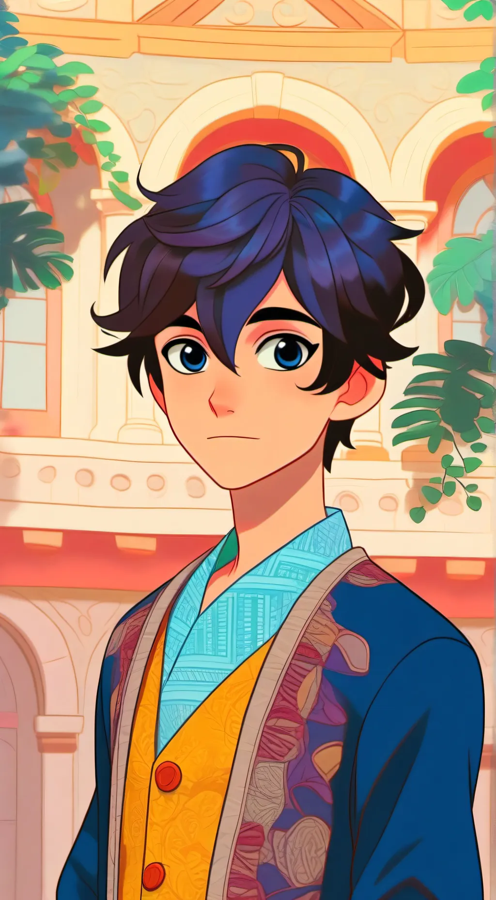 ai character: Tamaki Y/N panic  background
