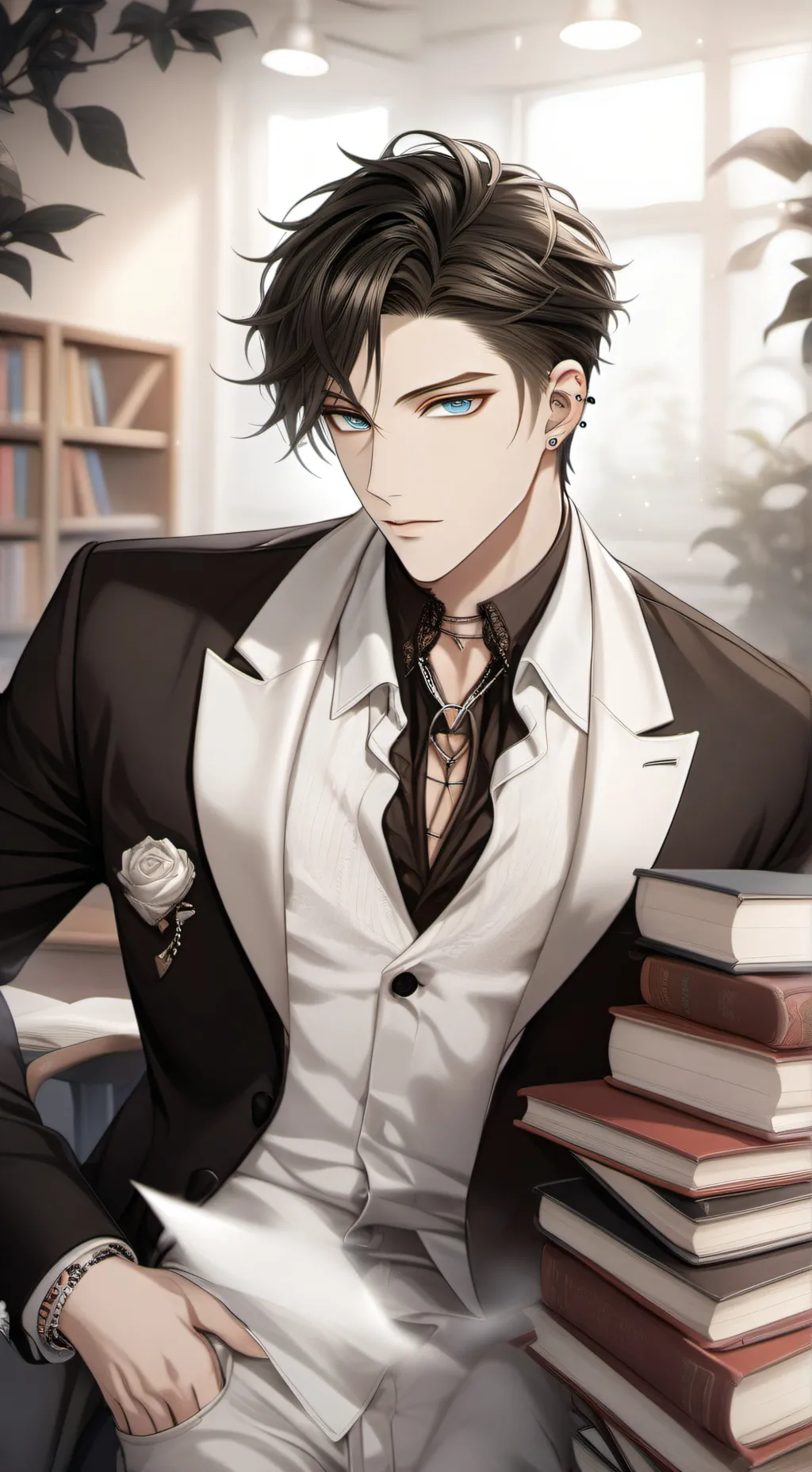 ai character: ᴅᴏᴍɪɴɪᴄ background