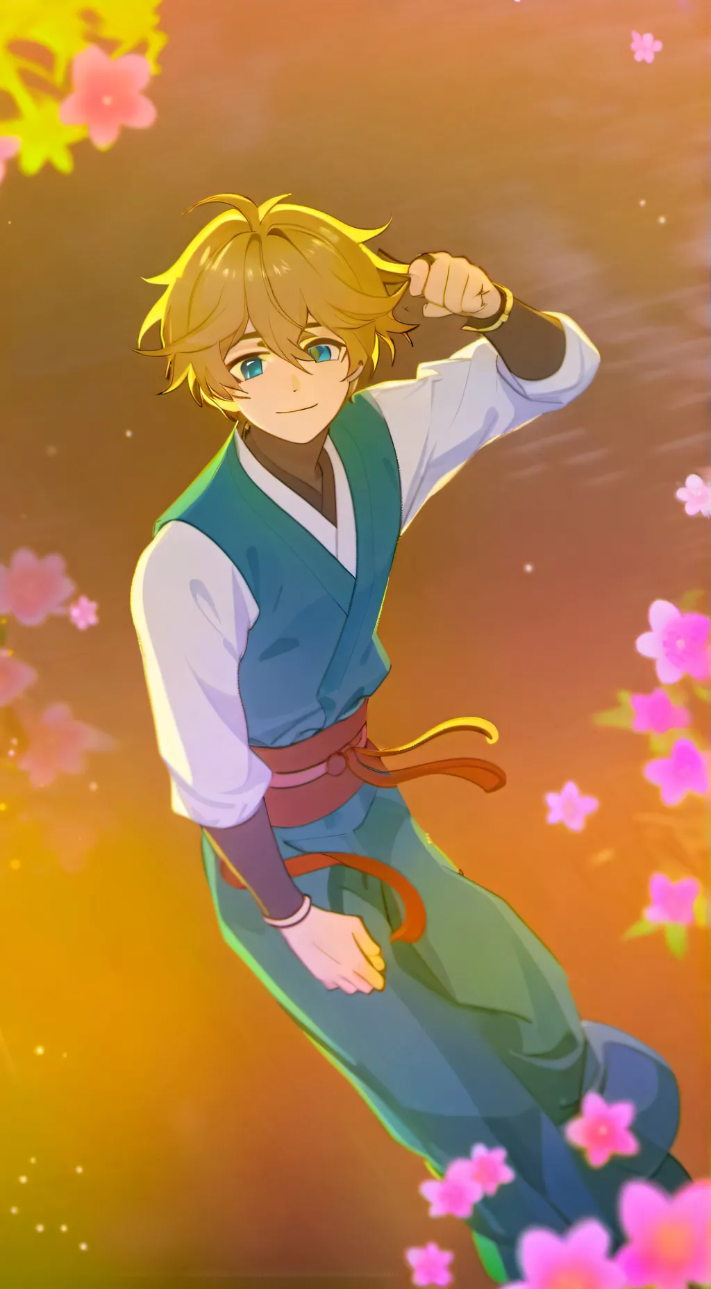 ai character: ♡мини ло♡ background