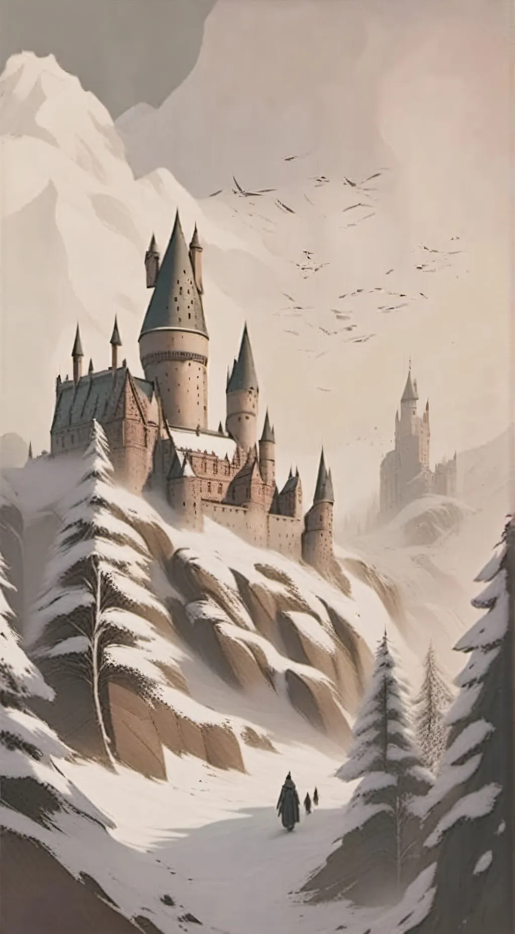 ai character: Hogwarts call background