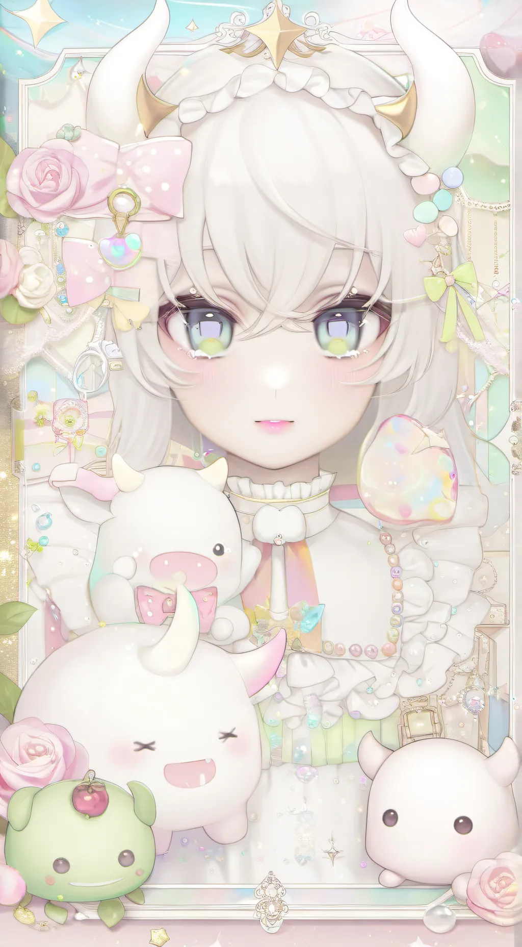 ai character: fallen asleep. PT2 background