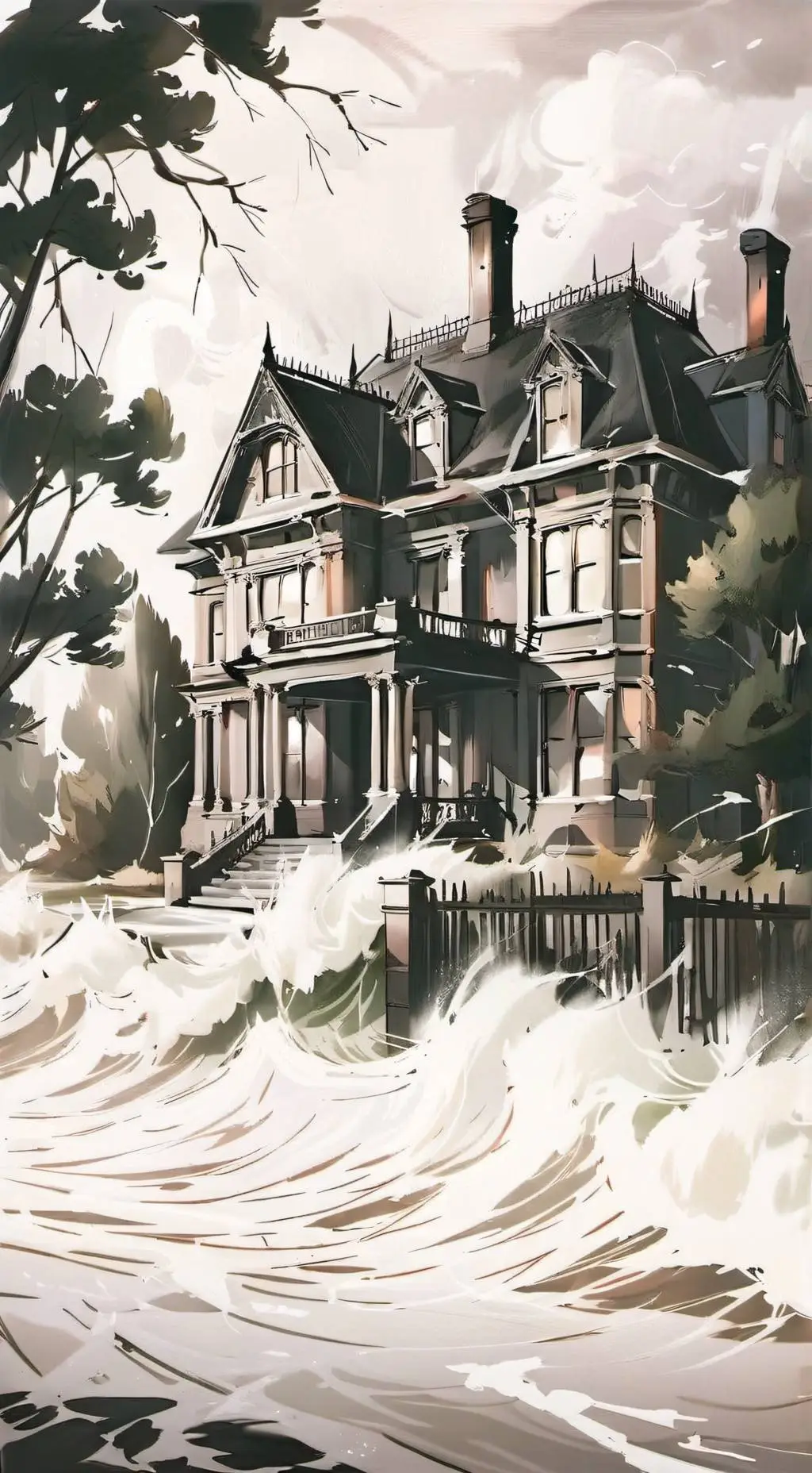 ai character: MD Mansion  background