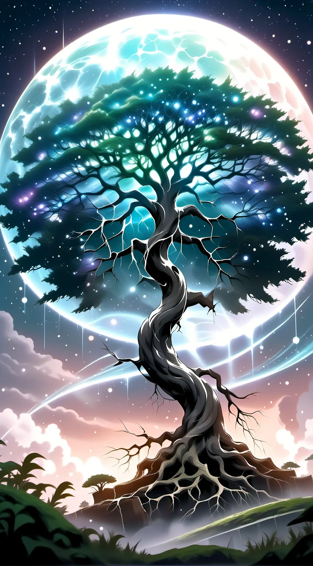 ai character: The Land of Dreams background