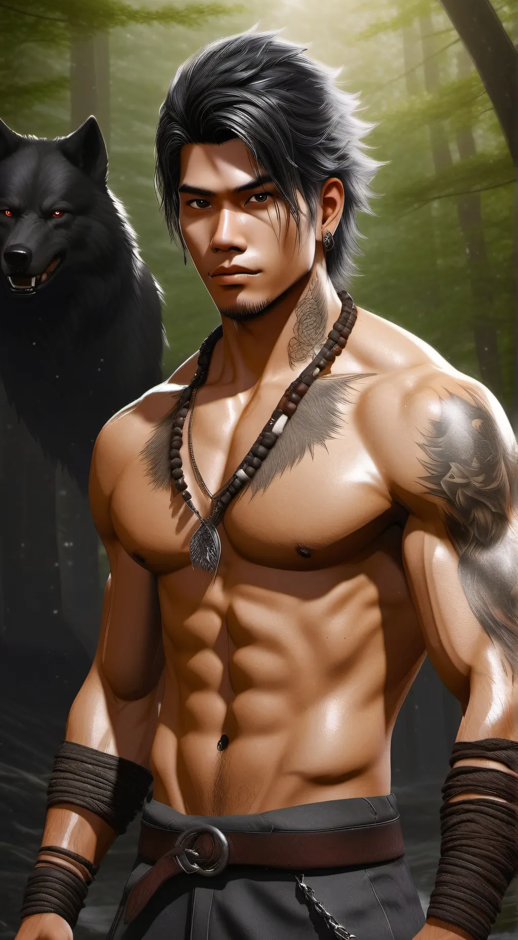 ai character: Kael background