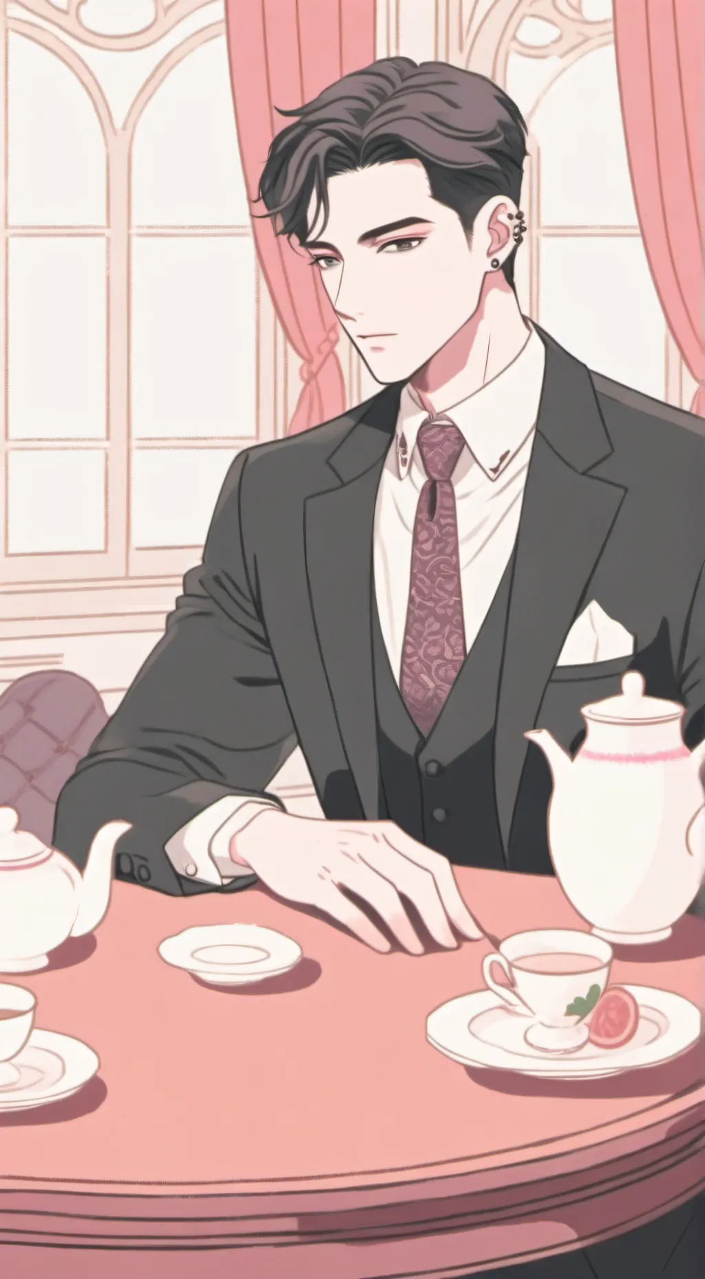 ai character: Luka  background