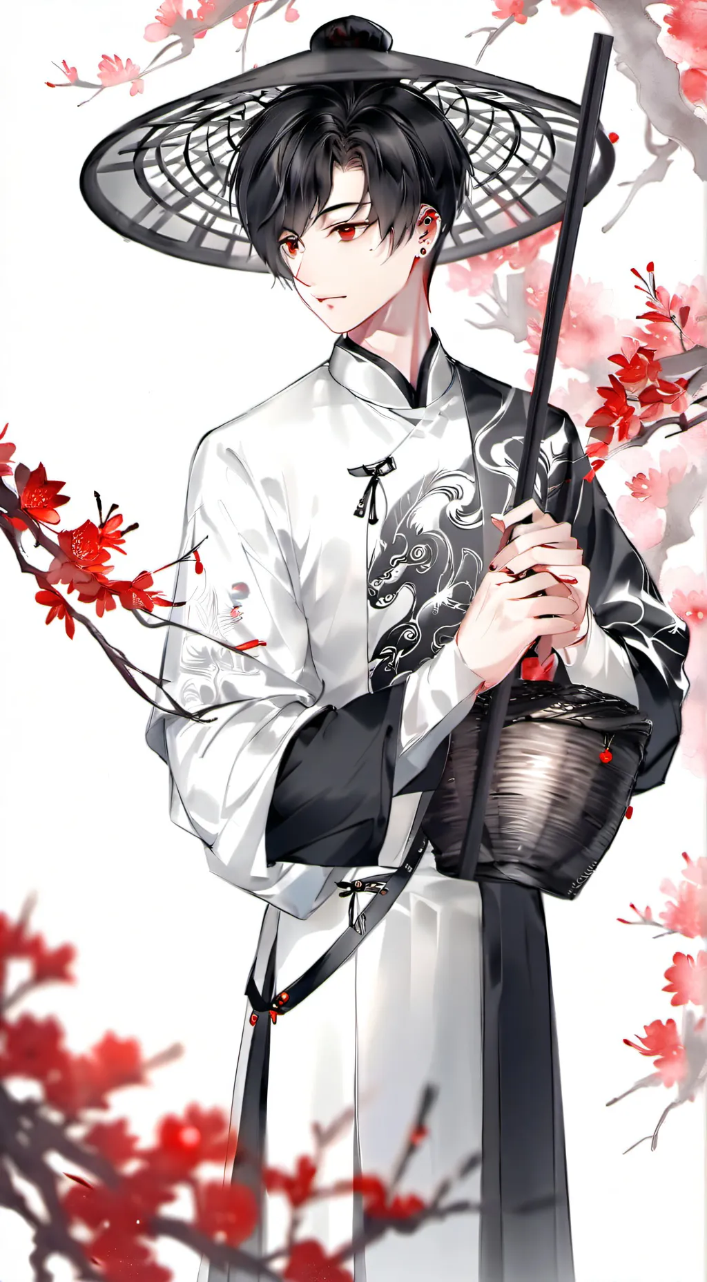 ai character: Vietnamese Man background