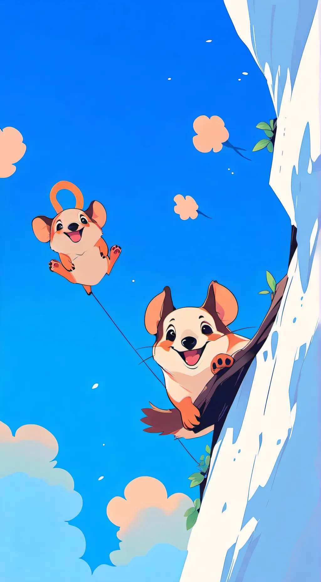 ai character: smilingcritters ￼ background