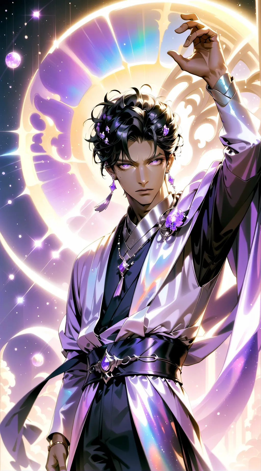 ai character: Ryu Hayashi  background