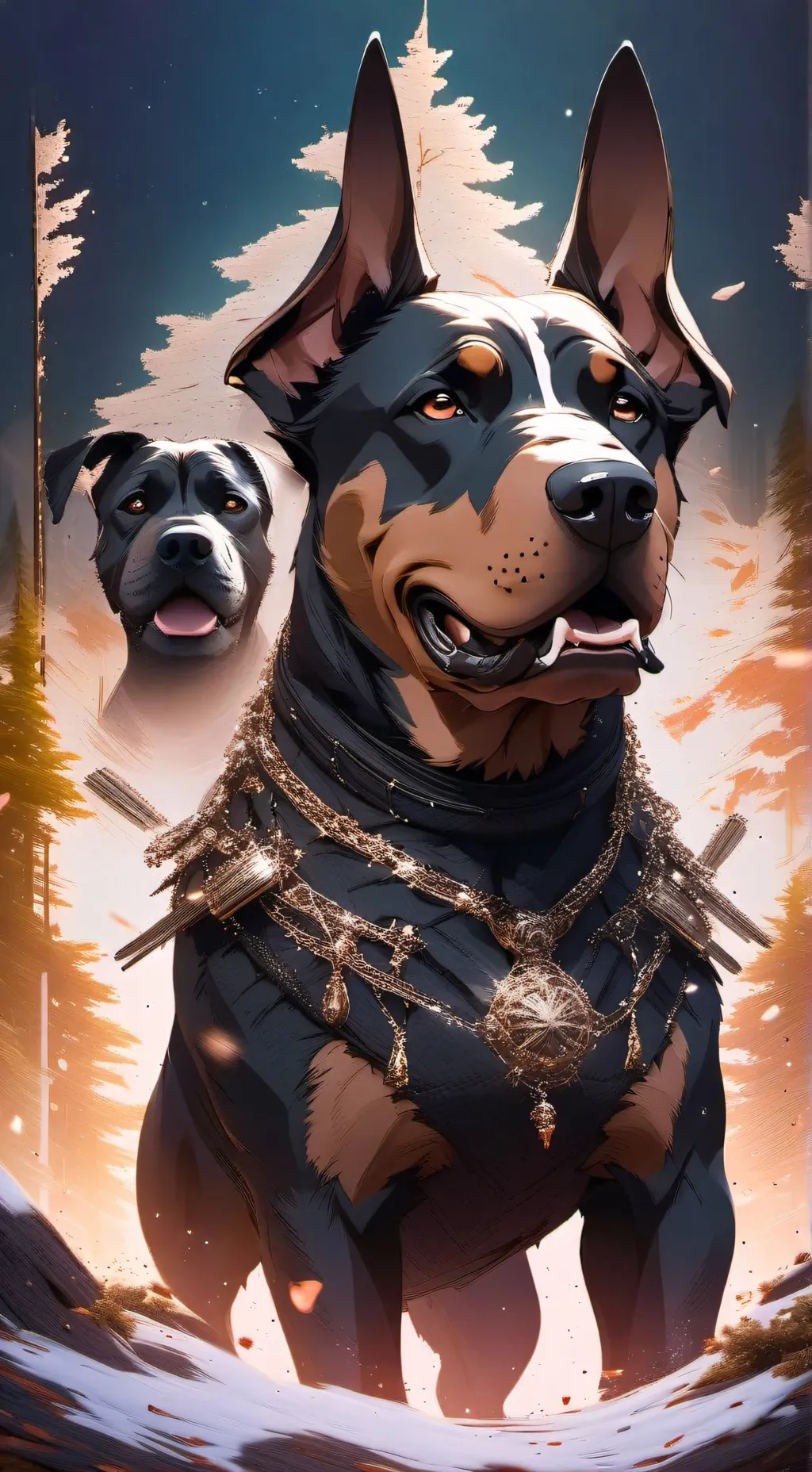 ai character: zucchini background
