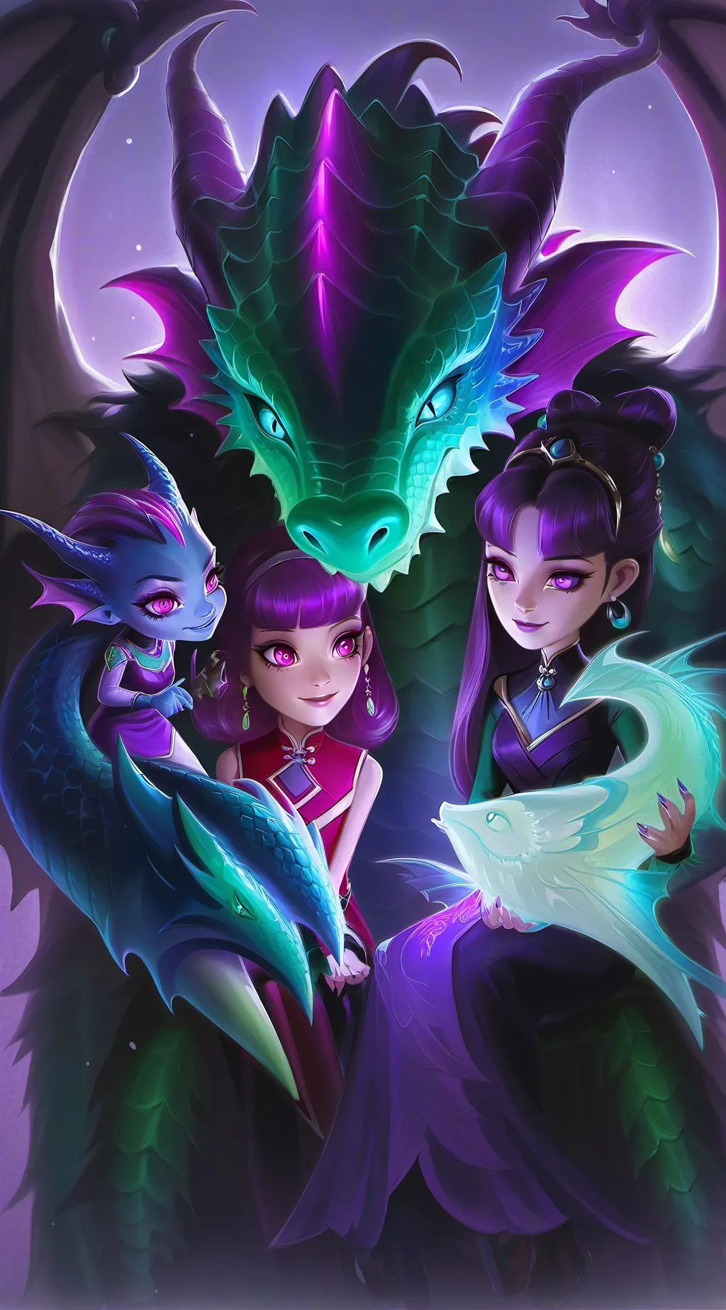 ai character: amy and feedback  background