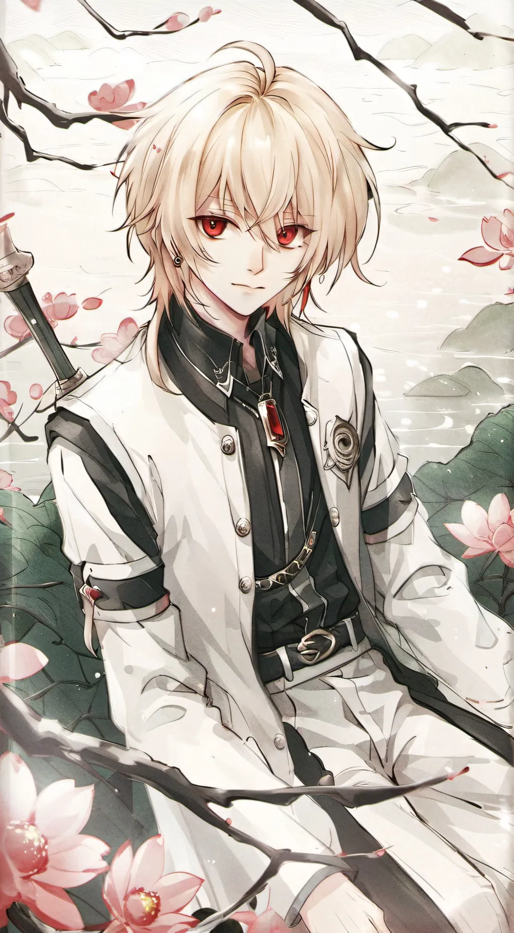 ai character: kurapika  background