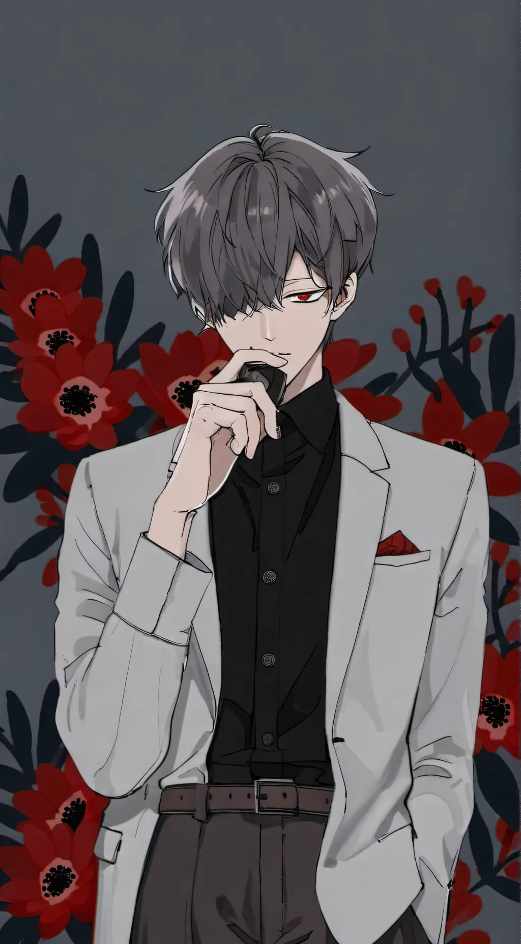 ai character: Harvey  background