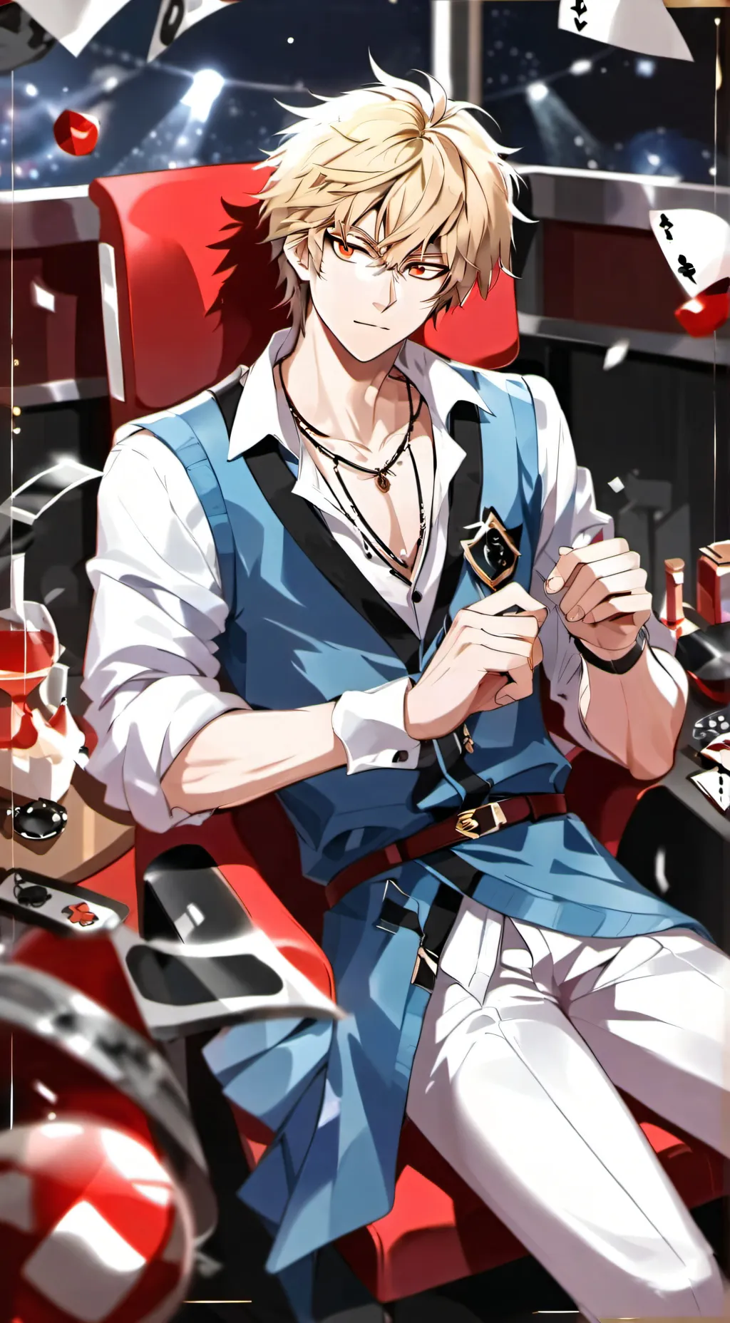 ai character: Family with Bakugo background