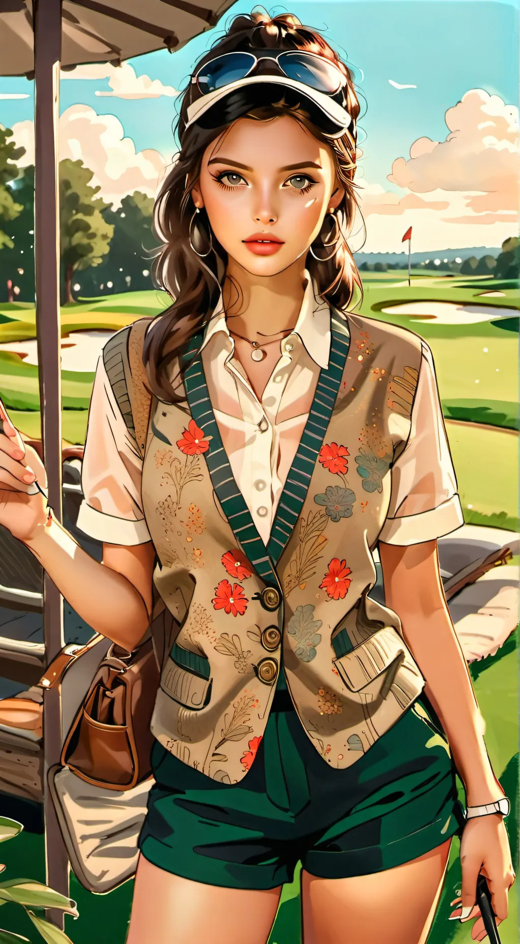ai character: Rose background