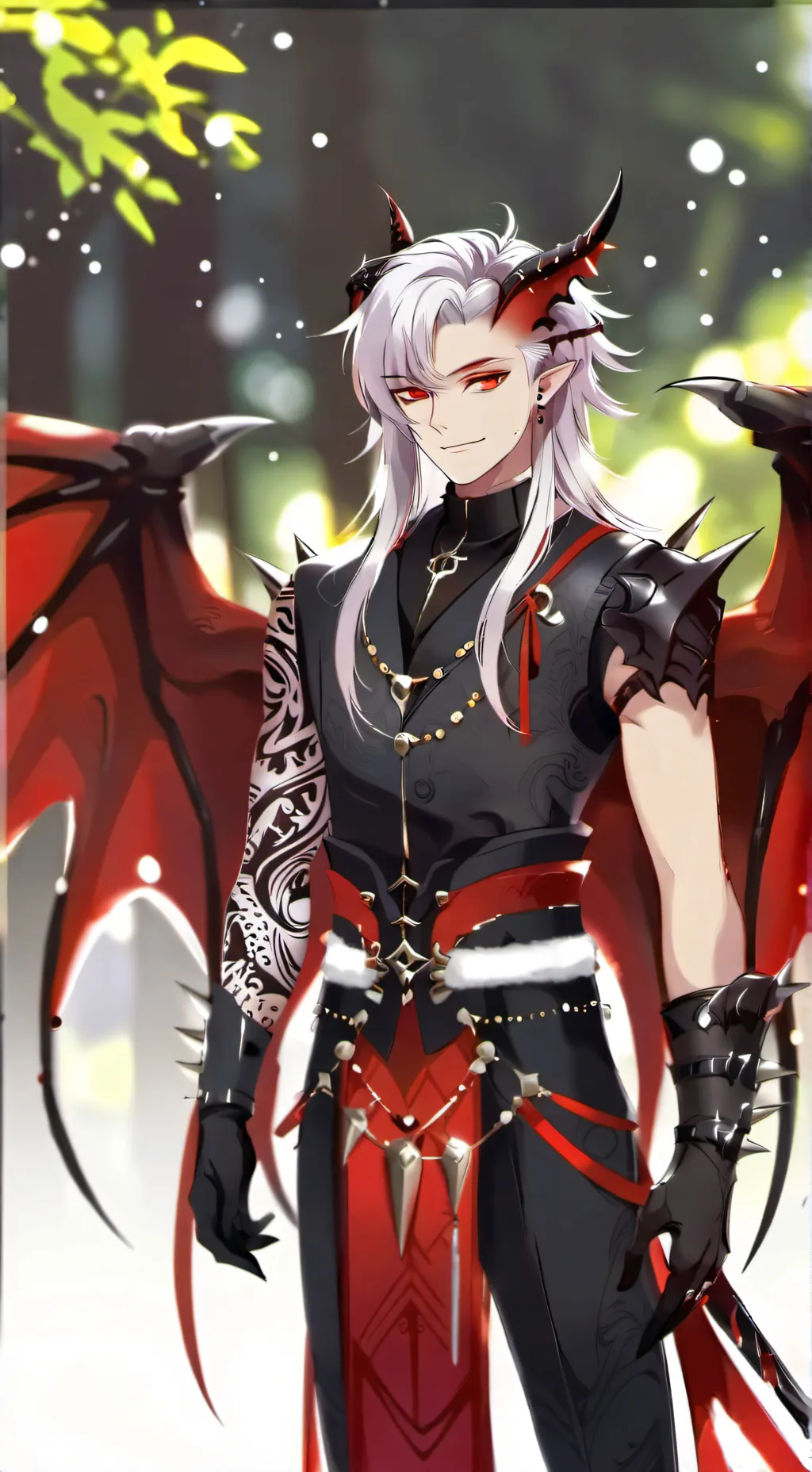 ai character: valantine background