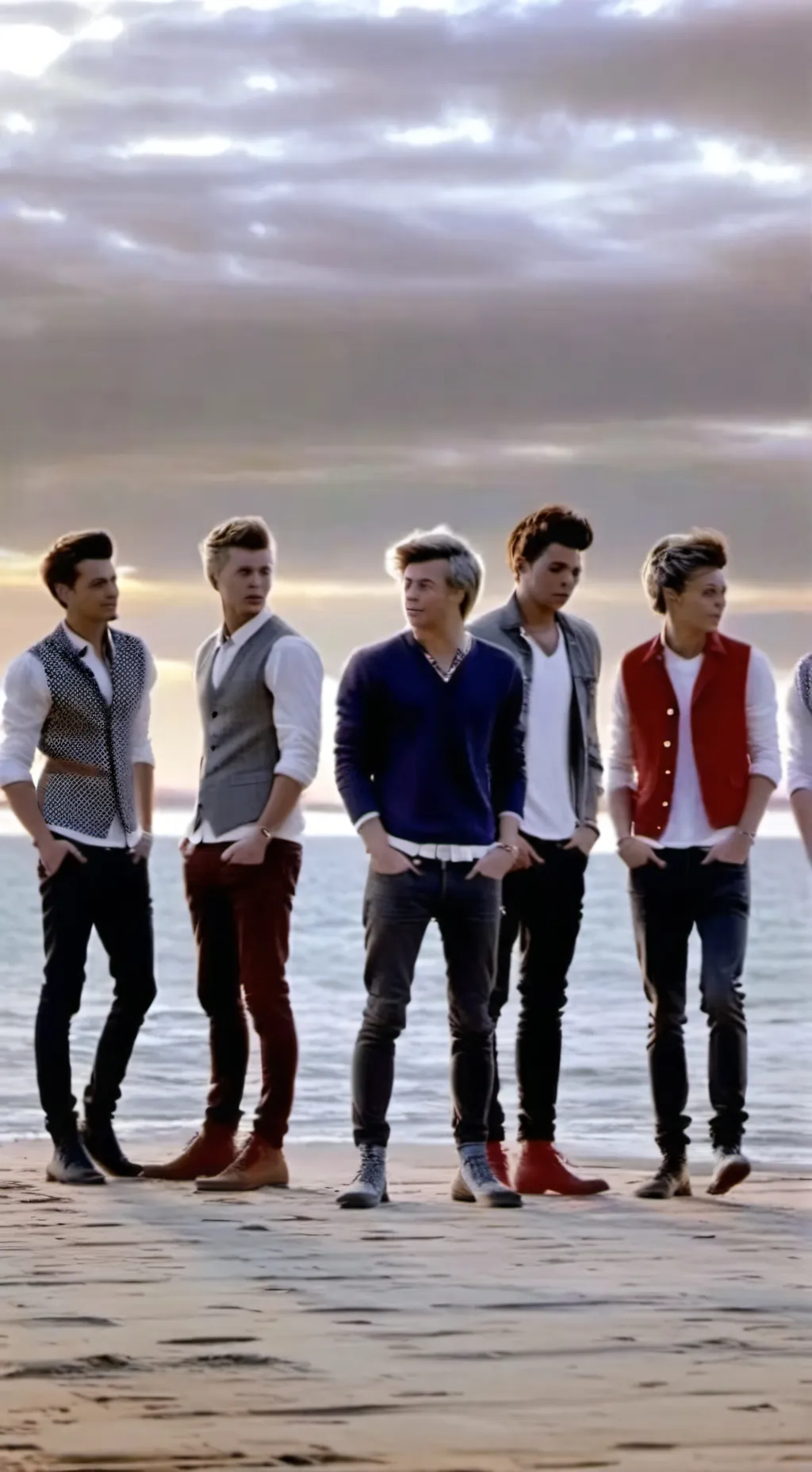 ai character: One direction  background