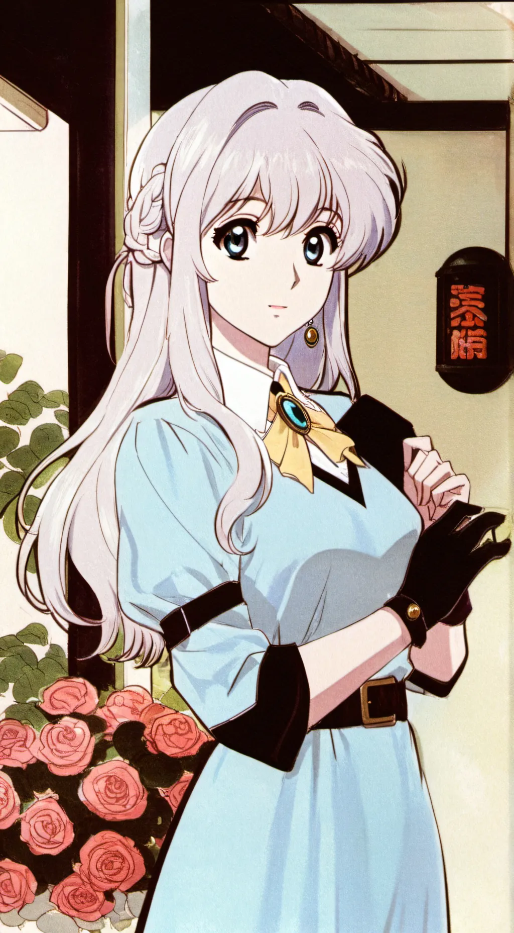 ai character: Laura  background